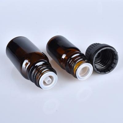 China Cosmetic 10ml Amber Glass Dropper Bottles Essential Oil Bottle Customize 10Ml Frosted Cosmetic Bottle for sale