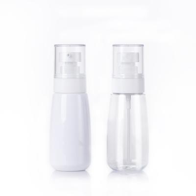 China Wholesale 80Ml Cosmetic Empty Pet Mist Spray Bottle Fine Plastic Plastic For Cosmetic Packaging for sale