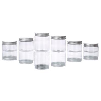 China Variety of 30g 40g 50g 60g 80g Empty Clear PET Sealed Food Packaging Jar for sale