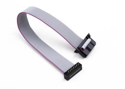 China 2 * 07 maneras IDC / DIP Flat Ribbon Cable Assembly con gancho mariposa en venta