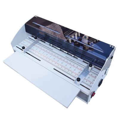 China Electric Automatic Paper Creasing Machine for 460mm Max Cutting Width in Restaurant for sale