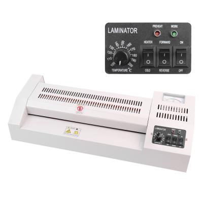 China Fast 600mm/min Laminating Speed A4 A3 Thermal Manual Laminator for Home Office School for sale