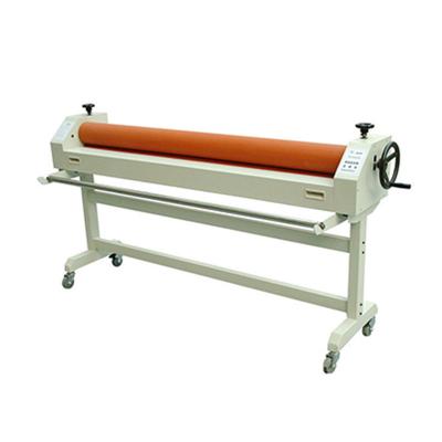 China Rubber Rollers TS1600 Manual Cold Roll Laminator for 1600mm Desktop Lamination Machine for sale