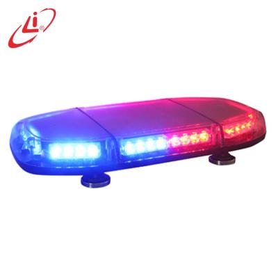 China LIYI Factory Supply 640*360*180MM Red Blue Led Emergency Mini Light Bars For Trucks Car 12-24V 35W Clear for sale