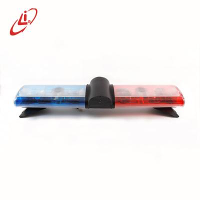 China LIYI Manufacturer Sell Security Halogen Police Car Warning Light Flasher Bar 1230*390*250MM for sale