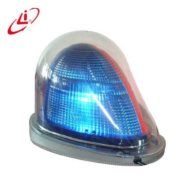 China LIYI High Quality PC OEM 50W Police Vehicle Small Blue Flashing Beacon for sale