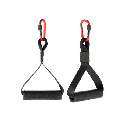 China Body Building Special Aluminum Hook Pull Up Rope With Foam Rubber Grip Handle for sale