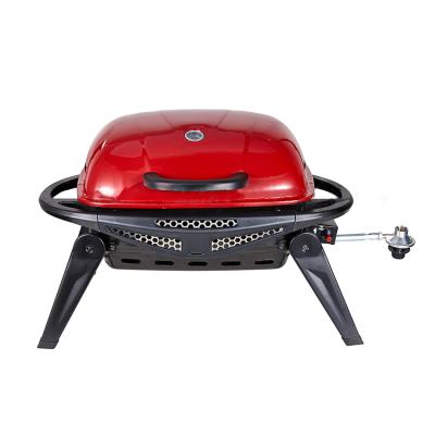 China Easily Assembled Tabletop BBQ Oven Outdoor Propane Gas Stove Portable Gas Grill With Design Foldable Legs for sale