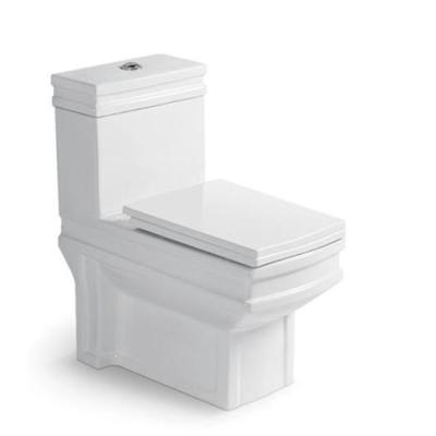 China A3102 Double-Flow American Design Toilet Ceramic One Piece Sleek Large Size for sale