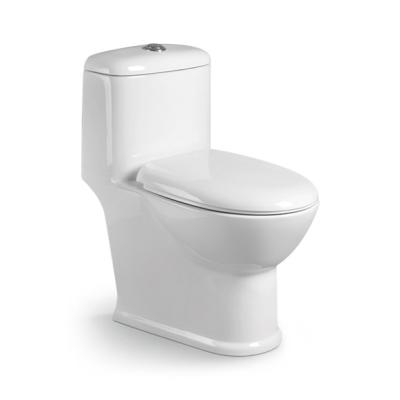 China A3203 Double-Flow Bathroom Toilet Bowl /P One-Piece Trap Toilet /Ghana for sale