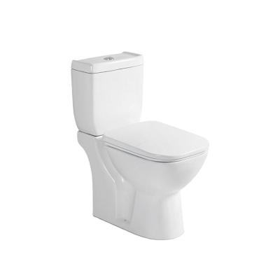 China YEXIZ B1109 Double-Flow Two Piece Toilet Composting Water Tank Push Button Bathroom Ware Peep Ceramic Sanitary Toilet for sale