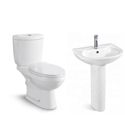 China B1102&D601 Minimalist Good Quality Wash Sink Toilet Room Ceramic Toilet Set for sale