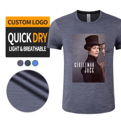 China Gentleman Jack Graphic Oversized Wholesale Mens Apparel QUICK DRY T-Shirt Plus Size Men's T-Shirts for sale