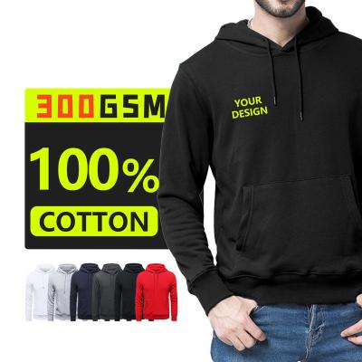 China Anti-Wrinkle Joggers Plain Plus Size Custom Logo Workout 100% Cotton Oversized Hoodie for sale