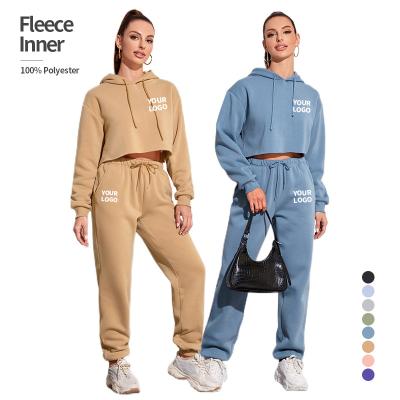 China Breathable Fleece Long Sleeves Tracksuit Training&Jogging Training Wear Sportswear Women Tracksuit for sale