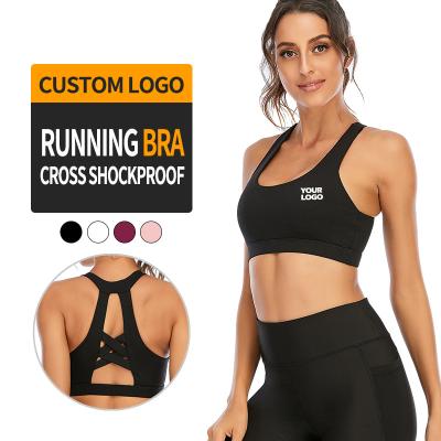 China Sports Bra Women's Sports Bra Women's Sports Bra Women's Racerback Sports Bra Cross Crop Yoga Bra Special Soft Seamless Shockproof Shockproof Working Top Working for sale