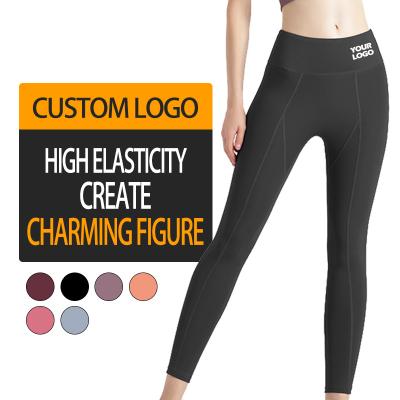 China Bum Booty Running Sport Wear breathable designed sexy fashion butt girls workout compression yoga gym leggings crack! crack! for women for sale