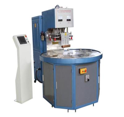 China PVC Welding Single Head Automatic Type Rotary High Frequency Plastic Welding Machine for sale