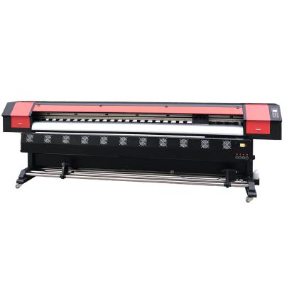 China Other Head 3.2m 10ft 1440dpi XP600 3.2m Flex Printing Eco Solvent Printer With Dual Printheads for sale