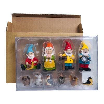 China Hot Selling Eco - Friendly Christmas Gift Garden And Desktop Decoration Dwarfs Gnome Statue for sale