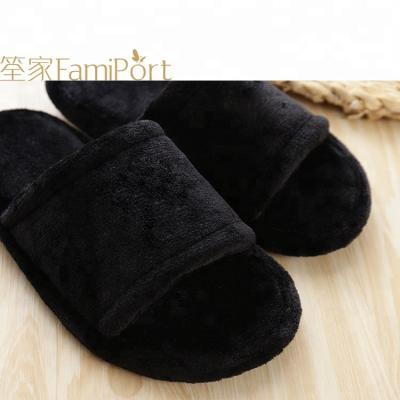 China Unique Fashion PVC Velvet Towel Slippers Terry Towel Flip Flops Spa Slippers\Comfortable\Durable Custom Printing Logo for sale