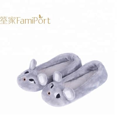 China Cute Anti-Smell Mouse Cartoon Plush Slippers Ballerina Bedroom Indoor Slippers For Dancing for sale