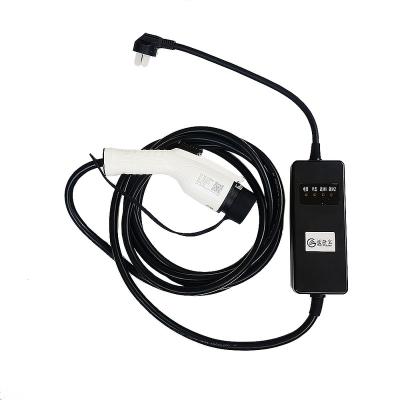 China AC 16A 3.3kw Gigabyte t Smart Electric Vehicle EV Car Charging Adjustable Current EV Charger IEC 62196 for sale