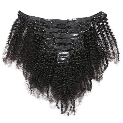 China Afro Kinky Curly Afro Wave Vendor Clip In Ponytail 8