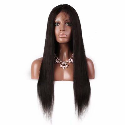 China Seller Hair Silky Straight Wave HD Straight Wigs Lace Front Brazilian 16