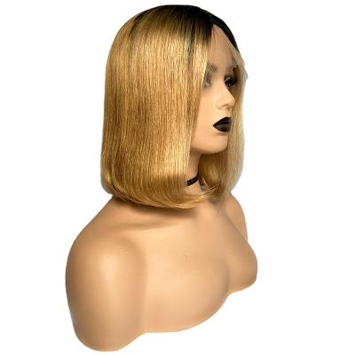 China Silky Straight Wave 100% Hand - Weaved T Piece Wigs Hair Lace Front Brazilian 13x4 Lace Front Wigs for sale