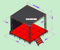 Китай 4 x 8 панели этапа концерта ферменные конструкции крыши 20 ft для продажи продается