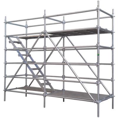 China Ring Lock Mobile Steel Scaffolding voor Bouwoverleg Te koop