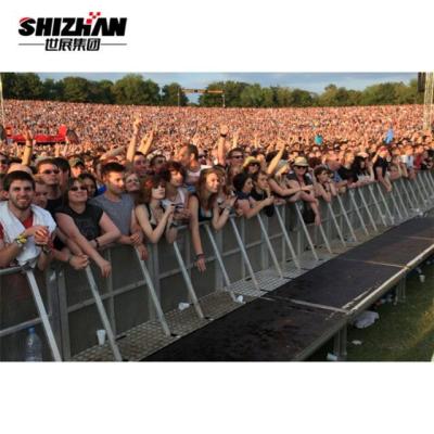 China Aluminum Concert Crowd Control Barrier expandable 30kgs/pc for sale