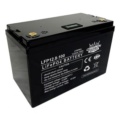 China 12V 100Ah LiFePO4 100Ah Battery Pack Lithium Iron Batteries BMS Rechargeable Battery For Integrated Solar Storage for sale