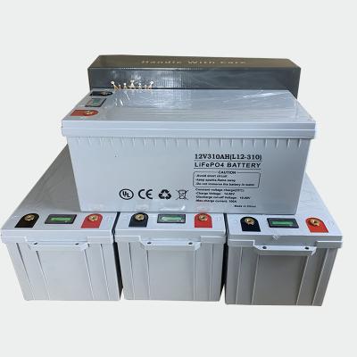 China Household Appliances 12 Volt 310AH Lifepo4 Battery Pack Lithium Iron Phosphate Batteries Bulit-in -grid Storage BMS For Boat Home for sale