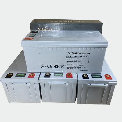 China Home Appliances 12V 280AH 300Ah LiFePO4 Battery Pack 12V LiFePO4 Battery High Capacity For Solar Power System RV House Trolling Motor for sale