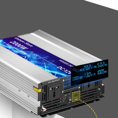 China Inverter Smart 3000W Micro Power Car Inverter Pure Sine Wave Voltage DC to AC Converter for sale