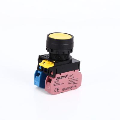 China 22mm IDEC Push Button Switch Residential Similar Momentary Self-Latching Waterproof Switch IP65 for sale