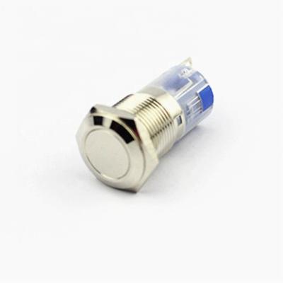 Chine Stainless Steel 16mm 3pins Apartment Button 6 Pin Momentary Lens IP67 Metal Push Button Switch à vendre