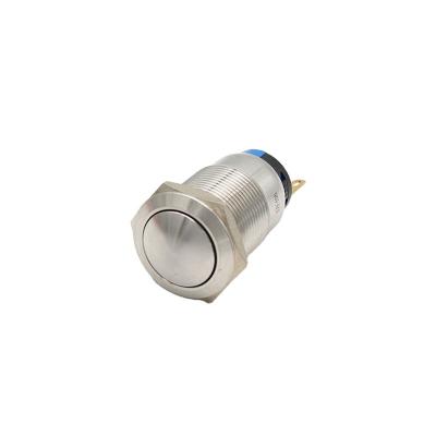 China 1NO1NC 19mm Ball Head Waterproof Metal Momentary 3pins 1no1nc Button Switch 250v Push Button Momentary Start Switch for sale