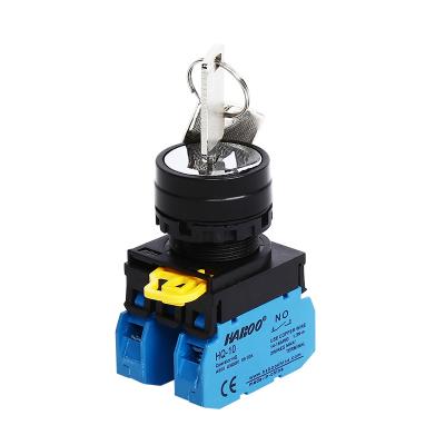 China 2position 22mm IDEC Similar Key Switch 2/3position On-Off Momentary Waterproof IP65 en venta