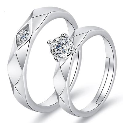 China CLASSIC Hot Selling Longevity Adjustable Shiny Cut Wedding Ring for sale