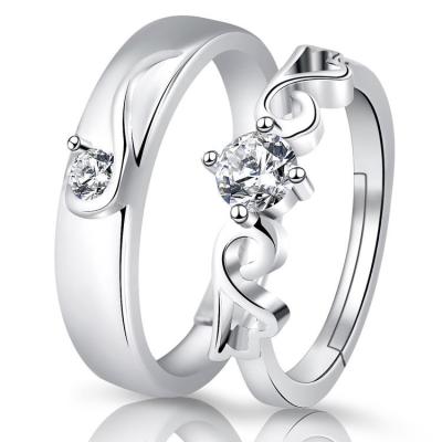 China CLASSIC Christmas Gift Voucher Jewelry Plating Cubic Bling Wedding Ring for sale