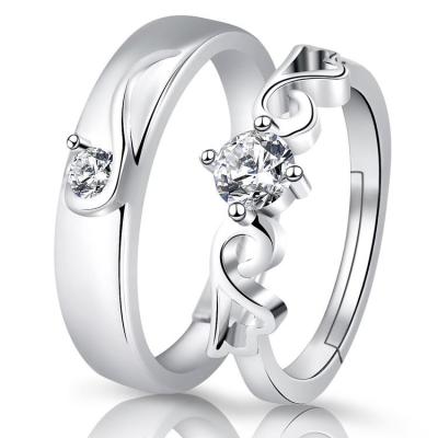 China 2022 Most Popular CLASSIC Geometry Engagement Metal Wedding Ring for sale