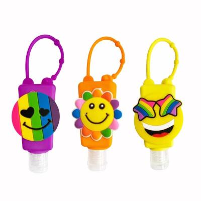 China China Hot Sale 30ML Cute Stand Hand Sanitizer Alcohol Gel Bottle Silicone Case for sale