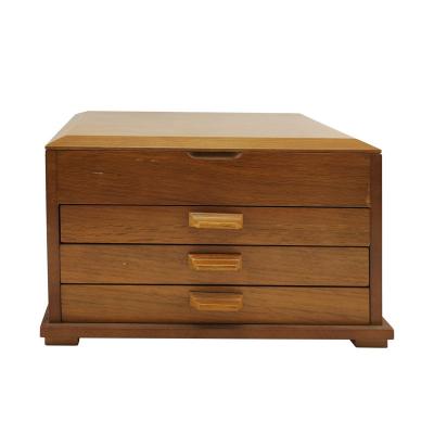 China Factory Direct Supply Wooden Storage Box Custom Wooden Metal Jewelry Box for sale