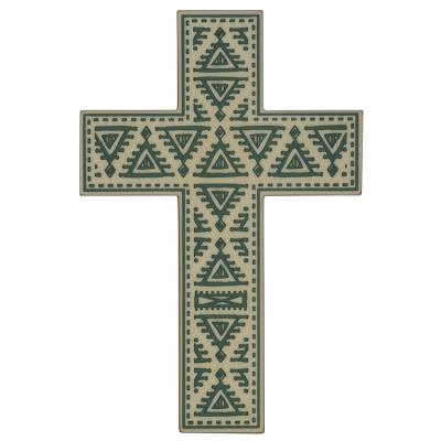 China Handmade Christian Easter Decor Jesus Superior Quality Wooden Cross Design Antique Imitation Wall Wooden Cross for sale