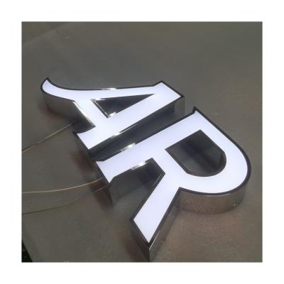 China Energy saving custom exterior led lightup letters internally illuminated channel letters signs alphabet shower hotel for sale