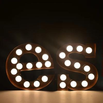 China Energy Saving Led Signs Birthday Party Marquee Love Letter Electronic Light Number For Wedding Decoration Event Props for sale