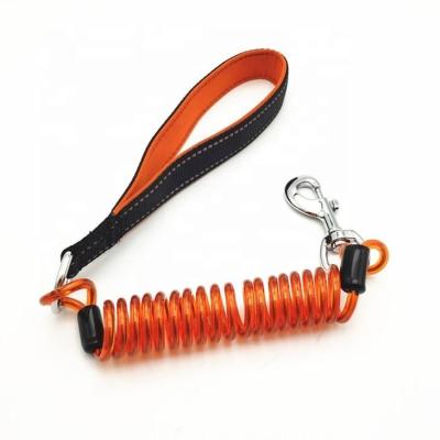 China Building Agent Dog Link Retractable Leash Tool Lanyard Spring Cable Wire for sale